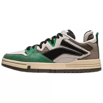 Li Ning Weiw Pro модные удобные легкие дышащие низкие кроссовки для скейтбординга мужские кроссовки серо-зеленые AECU025-1 39
