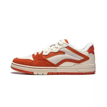 Li Ning Weiw Pro S прочные низкие кроссовки для скейтбординга женские кроссовки Off-White Orange AEPU018-5 35