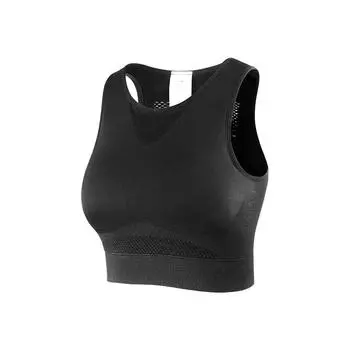 Li-Ning Wide Shoulder Strap Back Mesh Breathable Sports Bra Women underwear LCUY078 S