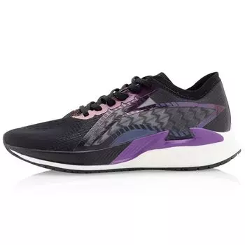 Li Ning Wind Chaser Стабильность Поддержка для Бега Низкий Верх Женские кроссовки Черный Фиолетовый ARMQ004-1 35