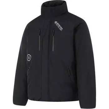 Li Ning Wow Wade Series свободный крой воротник-стойка с надписью теплая мужская куртка-пуховик черная AYMU005-1 M