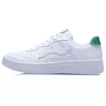Li Ning Wrap теплые нескользящие низкие кроссовки для скейтбординга мужские кроссовки белые зеленые AGCS419-2 39