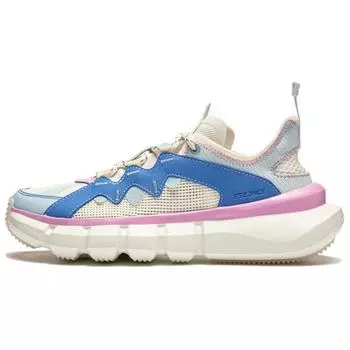 Li Ning Wu Dao 2.3 Удобные дышащие амортизирующие прочные низкие повседневные туфли для повседневной носки женские кроссовки синего, белого, розового цвета ABCU022-2 36