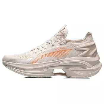 Li Ning Wu Shi 5S 1.0 Удобные амортизирующие нескользящие износостойкие кроссовки с низким верхом для бега мужские кроссовки серо-абрикосовые ARHR071-4 40