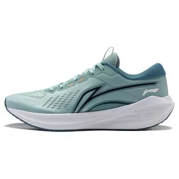 Li Ning Wu Shi Lite V2 легкие амортизирующие нескользящие износостойкие кроссовки с низким верхом мужские кроссовки Stone-Blue-Gray ARST053-2 40