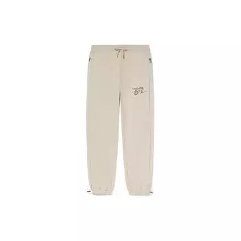 Li Ning X Artist Dft Fun флисовая подкладка теплые трикотажные спортивные брюки мужские низ бежевый AKLRE61-2 S