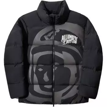 Li Ning X Billionaire Boys Club Серия скейтбордов Принт Буквы Молния Удобный Пуховик Мужская верхняя одежда Черный AYMU673-3 S