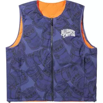 Li Ning X Billionaire Boys Club Серия скейтбордов Свободный крой Буквы Повседневный Удобный Жилет Мужской жилет Темно-синий AMRU119-1 S