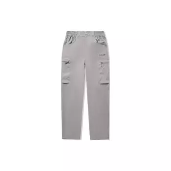 Li Ning X Chong Ran Однотонные дышащие удобные повседневные брюки с широкими штанинами Мужские брюки AKXU115-2 XL
