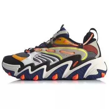 Li Ning X-Claw Cat Paw модные удобные амортизирующие нескользящие износостойкие низкие спортивные повседневные туфли мужские кроссовки железно-серые AGLQ013-7 40