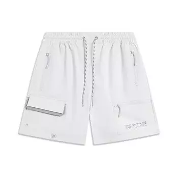Li Ning X Cyril Collaboration однотонные свободные повседневные шорты со средней талией мужские шорты каменно-серого цвета AKST789-3 XXL