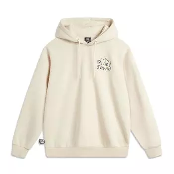 Li Ning X Disney Collaboration Hugging Dragon Series Cartoon Pattern Printed Pullover Long Sleeve Теплая свободная флисовая спортивная толстовка с капюшоном AWDU501-5 XL