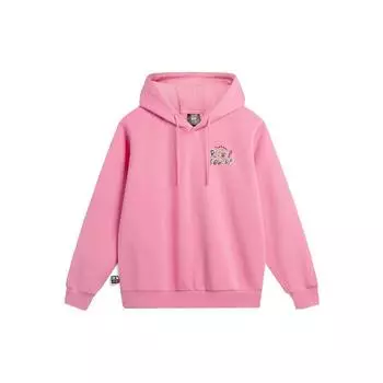 Li Ning X Disney Collaboration мультяшный узор принтованный свитер длинный рукав теплый с капюшоном свободный флисовый спортивный свитшот унисекс свитшот AWDU501-2 M
