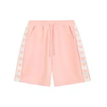 Li Ning X Disney Collaboration Sports Fashion Series Logo Print Sports Shorts Unisex Shorts Bright-Lotus-Orange AKSR531-6 XL