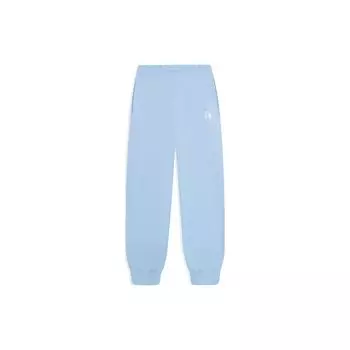 Li Ning X Disney Collaboration Sports Lifestyle Series SS22 Однотонные зауженные трикотажные повседневные спортивные брюки женские брюки Aurora-Blue AKLSA28-2 M