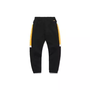 Li Ning X Disney Collaboration свободные манжеты спортивные длинные брюки мужские низ черный AKLQ817-1 XXXL