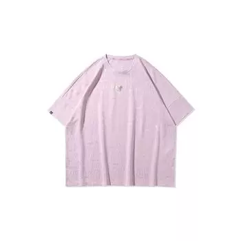 Li-Ning X Disney Fashion Футболка большого размера с коротким рукавом для женщин, топы розового цвета ATSQ108-4 M