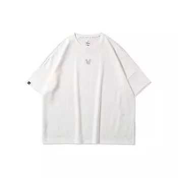 Li Ning X Disney Fashion свободная футболка с коротким рукавом женская белая ATSQ108-2 L