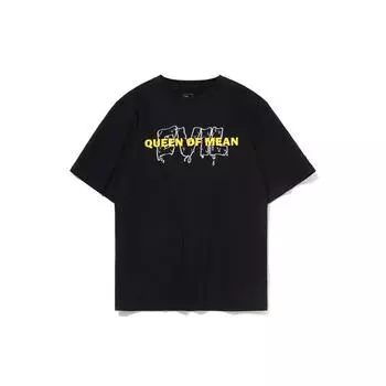 Li Ning x Disney Футболка с принтом на тему Злой Королевы Женские топы Черный AHSQ372-1 XXL