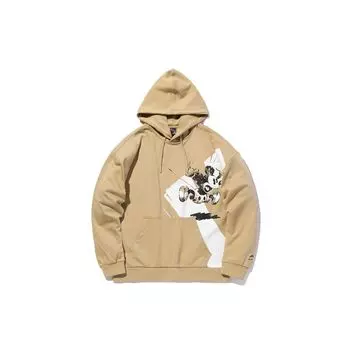 Li-Ning X Disney Joint Edition свободный пуловер с капюшоном мужские топы Starfish-Brown AWDQ595-3 S