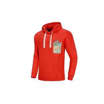 Li-Ning X Disney Joint Fashion Hoodie женские топы Cherry-Red AWDQ143-2 M
