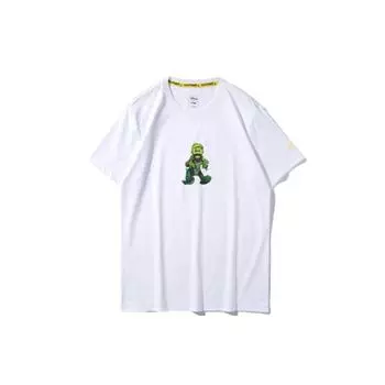 Li-Ning X Disney Joint Limited Edition Mickey And Friends Cartoon Print Short Sleeve T Shirt Men Tops White AHSP065-1 XXL