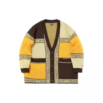 Li Ning X Disney Микки Маус Pattern Повседневный свитер с длинным рукавом унисекс свитер Желтый AMBQ022-2 XL