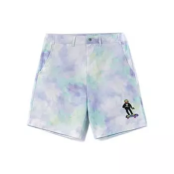Li Ning X Disney Muppets Comet Collection спортивные шорты Tie-Dye унисекс шорты многоцветные AKSR671-1 XL