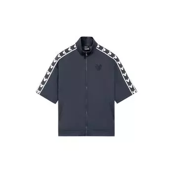 Li Ning X Disney Sports Fashion Series Повседневная свободная куртка с принтом в виде животных и воротником-стойкой, толстовка, куртка унисекс AWDR580-6 S