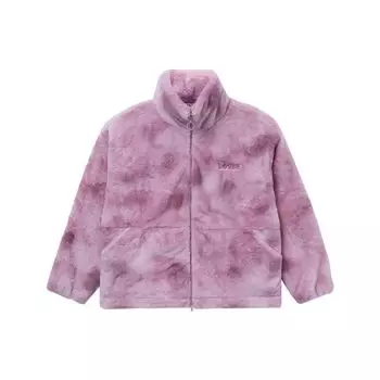 Li-Ning X Disney Toy Story Strawberry Bear Series, плюшевая теплая хлопковая куртка с принтом тай-дай, женская верхняя одежда розового цвета AFMR008-1 XL