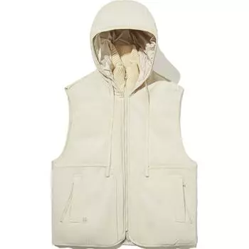 Li Ning X Джеки Чан Коллаборация Серия Кунг-фу Удобный Простой Повседневный Жилет с капюшоном Мужской жилет Овсяно-серый AMRU055-1 M