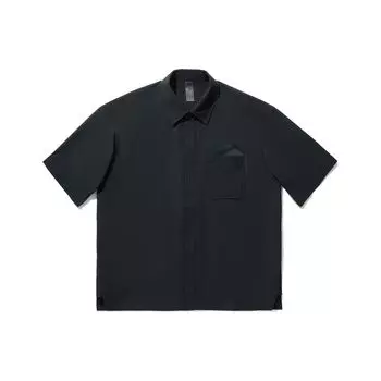 Li Ning X Джеки Чан Коллаборация Серия Кунг-фу Однотонная Свободная Повседневная Футболка Пуловер с Коротким Рукавом Мужские Футболки Черный ASHU031-1 S