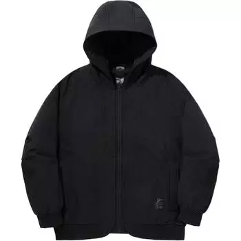 Li Ning X Джеки Чан Коллекция Кунг-фу Однотонная укороченная хлопковая куртка с капюшоном на молнии Мужские куртки Черный AJMU153-3 S