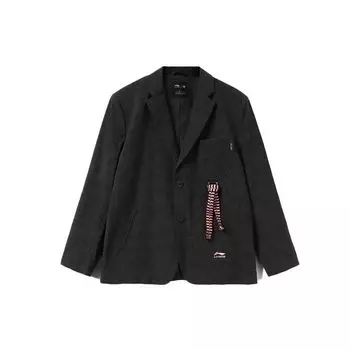 Li Ning X Erik Ellington Signature Series Snake Print Casual Suit Men suits Black AFDR837-1 XL