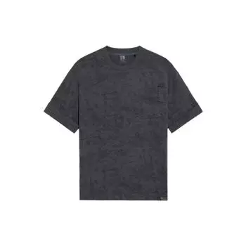 Li-Ning Мужская свободная футболка с короткими рукавами для спортивного образа жизни X Jackie Chan, серая гроза AHSS209-3 M