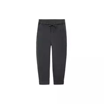 Li Ning X Jackie Chan Collaboration Kung Fu Series Solid Color Lace-Up Straight Free Casual Bottoms Men Bottoms Gray AKXR473-2 S