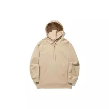 Li Ning X Jackie Chan Collaboration Kung Fu Series Solid Color Loose Fit Hoodie Men Hoodies Scented-Apricot AWDU303-3 M