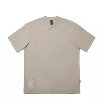 Li Ning X Jackie Chan Коллаборация Серия Кунг-фу Однотонная Футболка с Круглым Вырезом Удобная Дышащая Универсальная с Коротким Рукавом Мужские Топы AHSV097-4 S