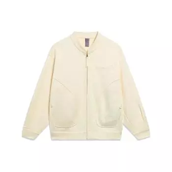 Li-Ning X Jackie Chan Kung Fu Series, однотонная свободная вязаная куртка на молнии, мужская верхняя одежда AFDT113-3 XXL