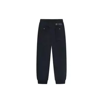 Li-Ning X Jackie Chan Kung Fu Series, однотонные свободные повседневные брюки с манжетами, мужские брюки черного цвета AKLSC15-3 S