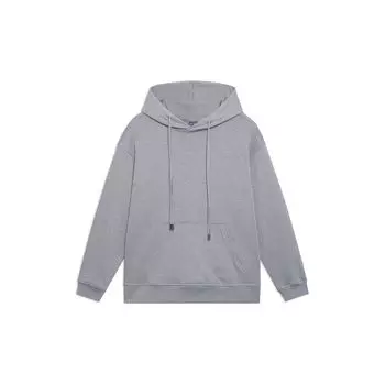 Li Ning X Jackie Chan Kung Fu Series Innate Qi однотонная толстовка с капюшоном унисекс Frost-Gray AWDT193-4 XL
