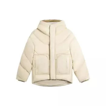 Li Ning X Jackie Chan Kung Fu Series однотонная свободная короткая куртка-пуховик мужская куртка AYMS135-1 XL