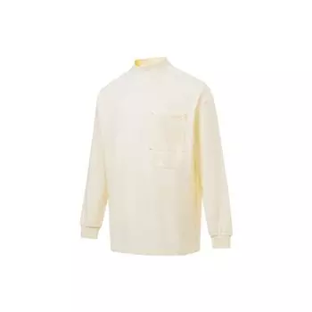 Li Ning X Jackie Chan Kung Fu Series Innate Qi однотонная куртка-поло с длинным рукавом куртка унисекс Paper-White AHST053-2 M