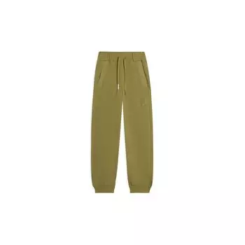 Li Ning X Jackie Chan Kung Fu Series однотонные спортивные брюки с эластичными манжетами на заднем кармане, мужские коричневые брюки AKLSC17-2 S