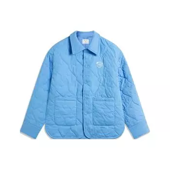 Li Ning X League Of Legends Collaboration Poro Solid Color Loose Cotton Jacket Women Jacket Xinjiang-Blue AFMT030-2 S