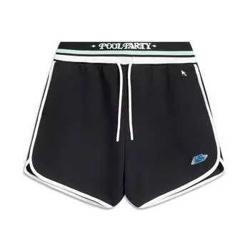 Li Ning X League Of Legends Коллаборация Серия Спортивный Стиль Письмо Минимализм Цветовой блок Шнуровка Повседневные Шорты AKSV536-2 XS