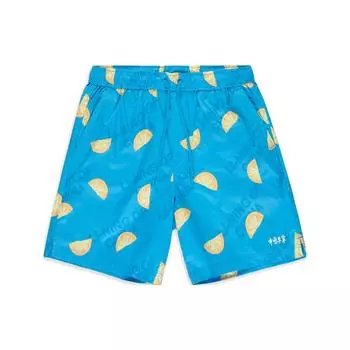 Li Ning X League Of Legends Pool Party Collaboration Fruit Print Sports Casual Shorts Unisex Shorts Bright-Blue AKST805-2 L