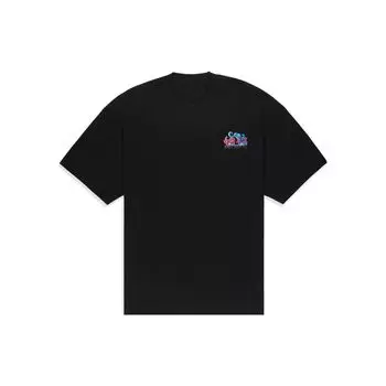 Li Ning X League Of Legends Pool Party Коллаборация Мультяшный принт Свободная футболка с коротким рукавом Унисекс футболка AHST865-5 3XL