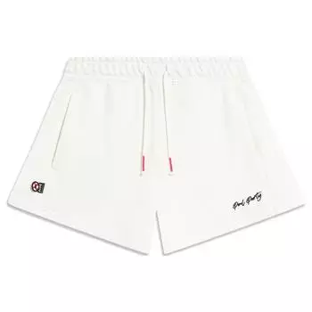 Li Ning X League Of Legends Pool Party Collaboration Sports Lifestyle Series Letter Print Loose Sports Casual Shorts Women shorts Off-White AKST832-1 M