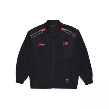 Li Ning X League Of Legends Sports Lifestyle Series Мягкая и удобная куртка унисекс куртка черного цвета AFDU737-1 S